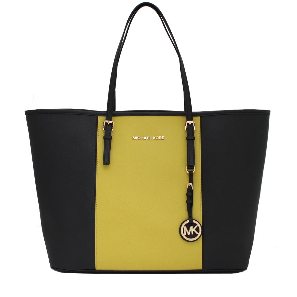 Michael Kors Jet Set Travel Center Saffiano Leather Tote & Wallet NWOT - Picture 2 of 16